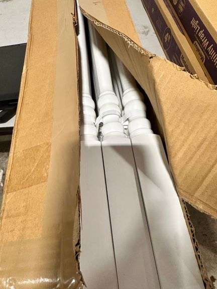 EVERMARK Stair Parts Primed Square Top Wood Baluster for Stair Remodel