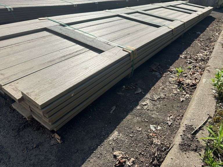 Grey Composite Decking 1"x6"x20'