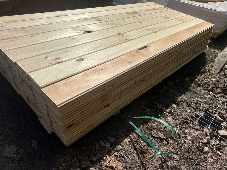 White Pine T&G Paneling 1"x6"x8'