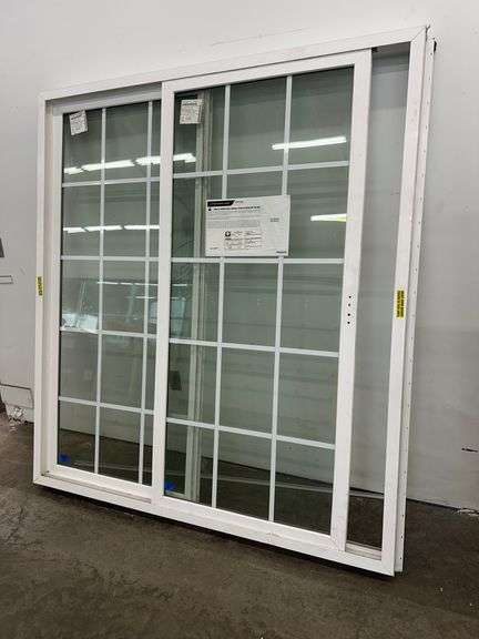 Patio Slider Vinyl Frame Door 71 1/2"x79 1/2"