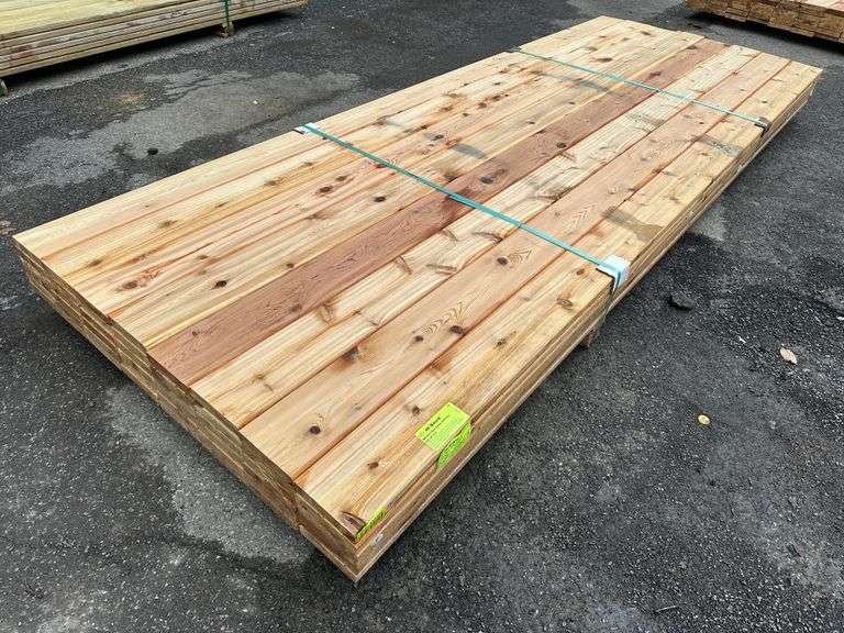 Western Red Cedar Decking 5/4"x6"x10'