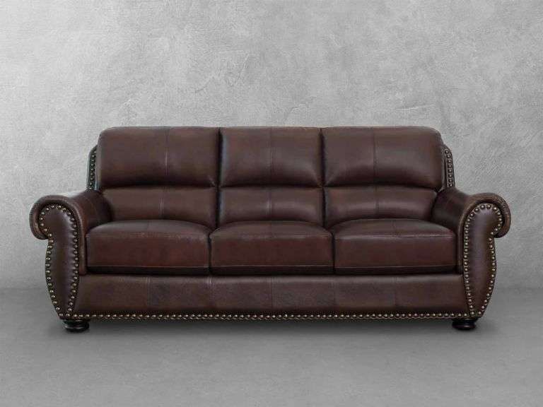 Abbyson Austin Leather Sofa