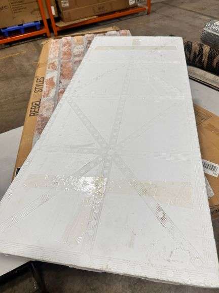 WALL!SUPPLY Brick Red-White HD Printed Jointless Common Plank (3x$)