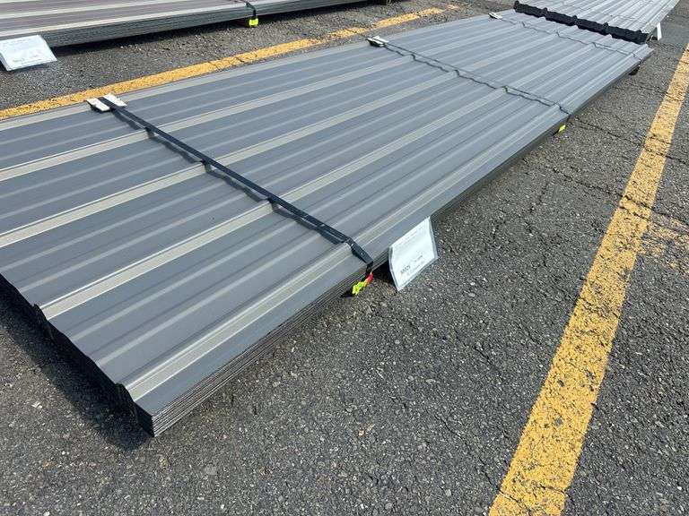 Dull Galvanized Metal Panel 3'x12'