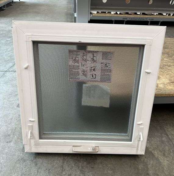 Cream Casement Vinyl Window 24"x24"