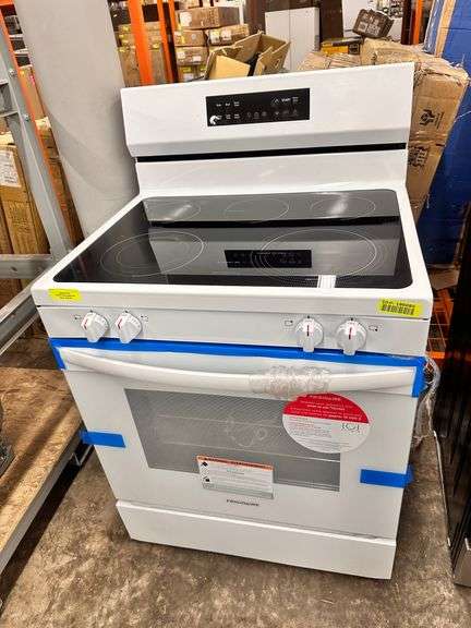 Frigidaire 30-in Glass Top 5 burners Freestanding Electric Range