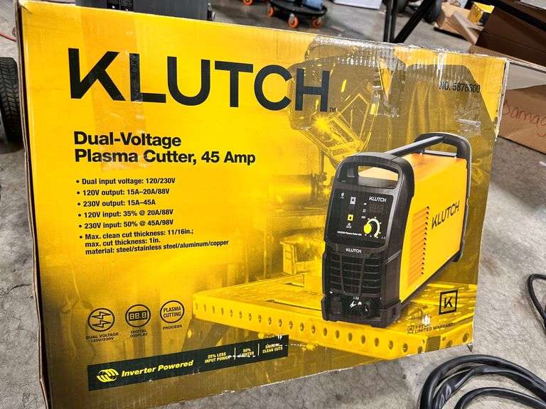 KLUTCH 45 amp plasma cutter