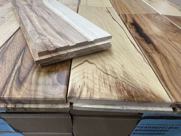 Natural Hickory Low Gloss 3/4"x4"xRL Prefinished Hardwood Flooring
