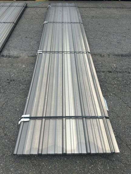 Dull Galvanized Metal Panel 3'x16'
