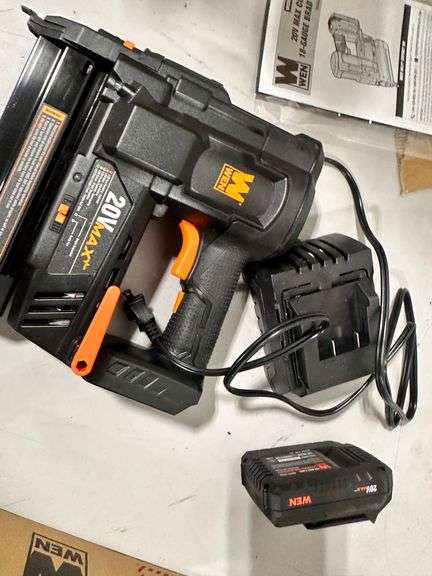 WEN 20V Max 18-Gauge Cordless Brad Nailer
