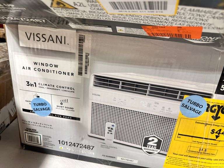 Vissani 5,000 BTU 115-Volt Window Air Conditioner
