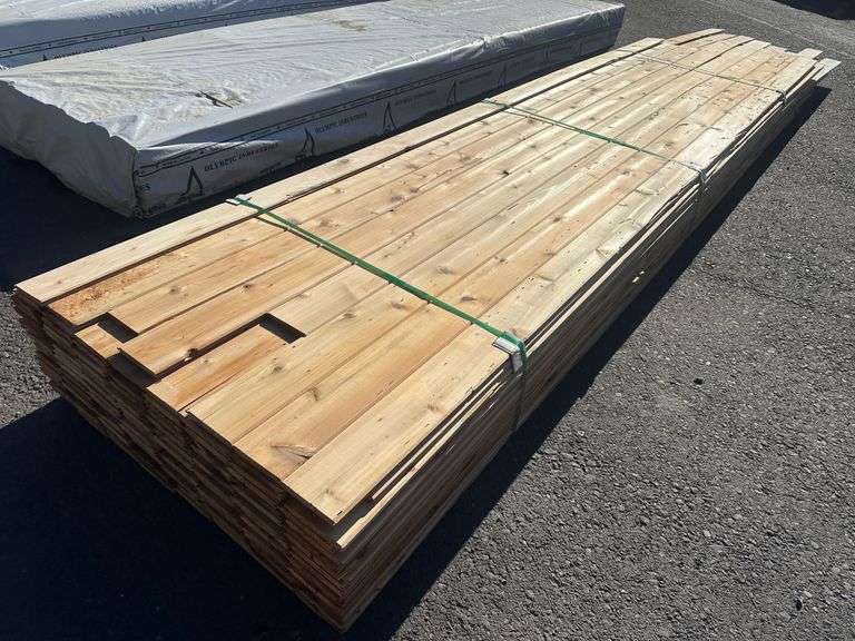 Western Red Cedar T&G 1"x6"xRL (Longest Board Is 20')