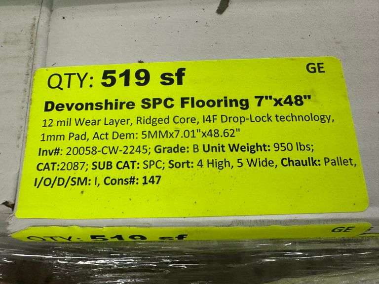 Devonshire SPC Flooring 7"x48"