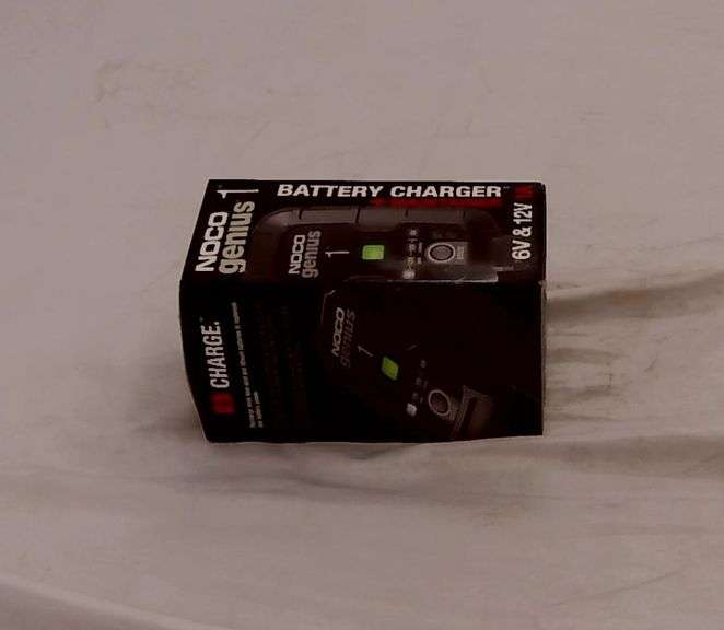 NOCO GENIUS1, 1A Smart Car Battery Charger, 6V and 12V Automotive Charger, Batte