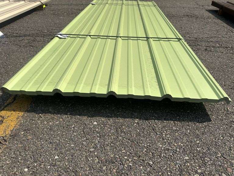 Green Primer Corrugated Metal Panel 3'x8'