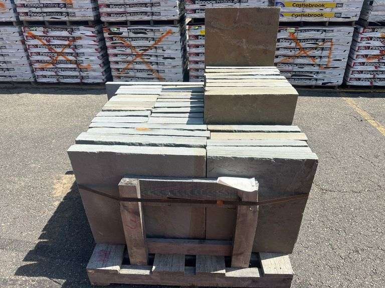 Natural Cleft Pattern Blue Stone, 2 1/2" x Assorted Sizes