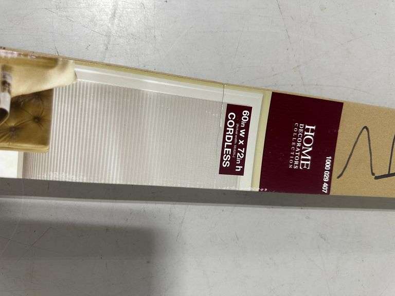 cordless window blind 47.625in -59.625in