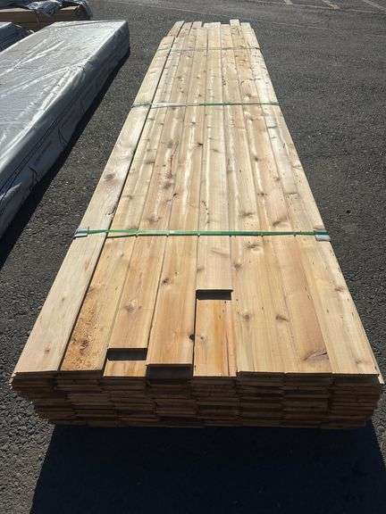 Western Red Cedar T&G 1"x6"xRL (Longest Board Is 20')