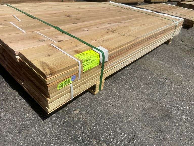 Western Red Cedar Bevel Lap Siding 11/16"x8"x6'