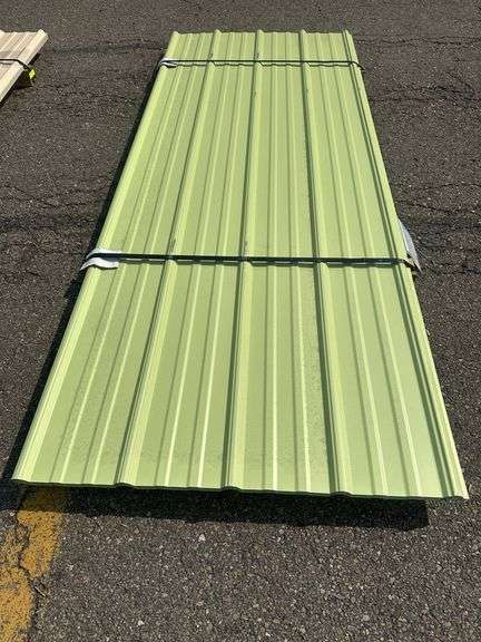 Green Primer Corrugated Metal Panel 3'x8'
