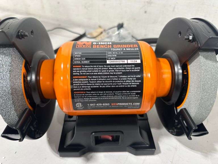 WEN 6-inch Bench Grinder