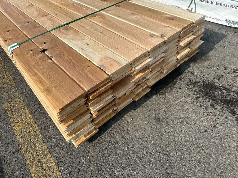 Western Red Cedar T&G 1"x6"x14'