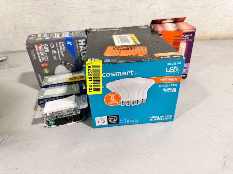 Assorted Lighting & Hardware