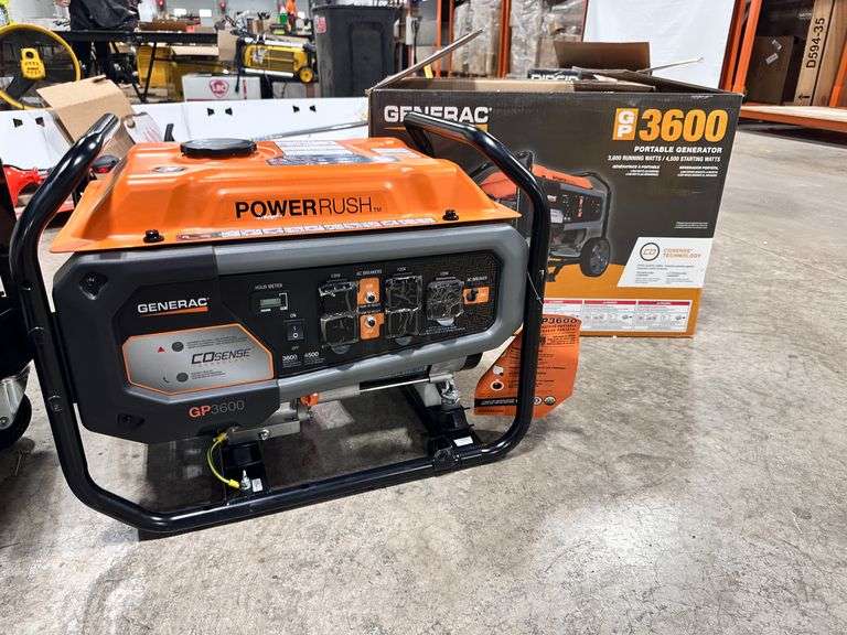 4500 / 3600-Watt Gasoline Powered Recoil Start Portable Generator