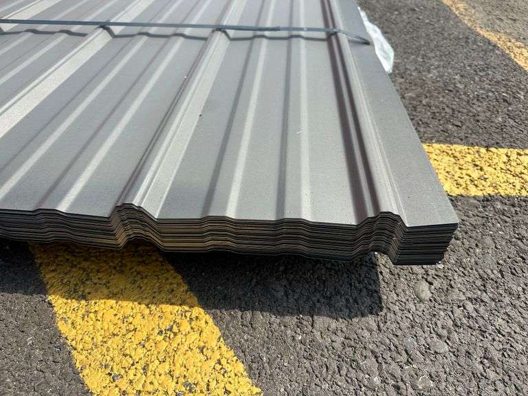 Dull Galvanized Metal Panel 3'x12'