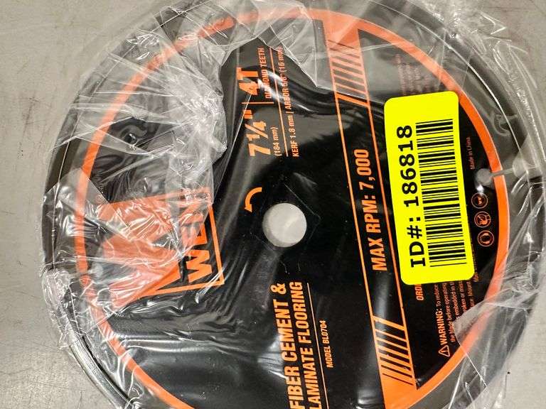 WEN Fiber Cement& Laminate Flooring Blade 7 1/4" 4T