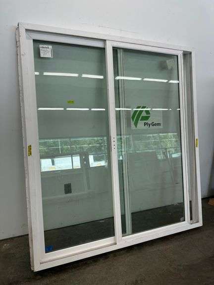 Patio Slider Vinyl Frame Door 71"x79 1/2"