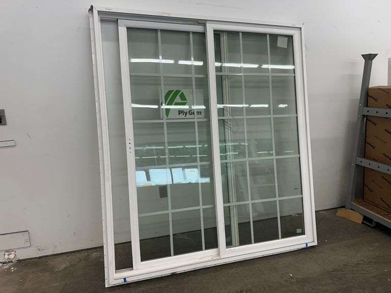 Patio Slider Vinyl Frame Door 71 1/2"x79 1/2"