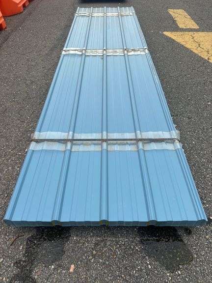 Slate Blue Corrugated Metal Panel 3'x12'