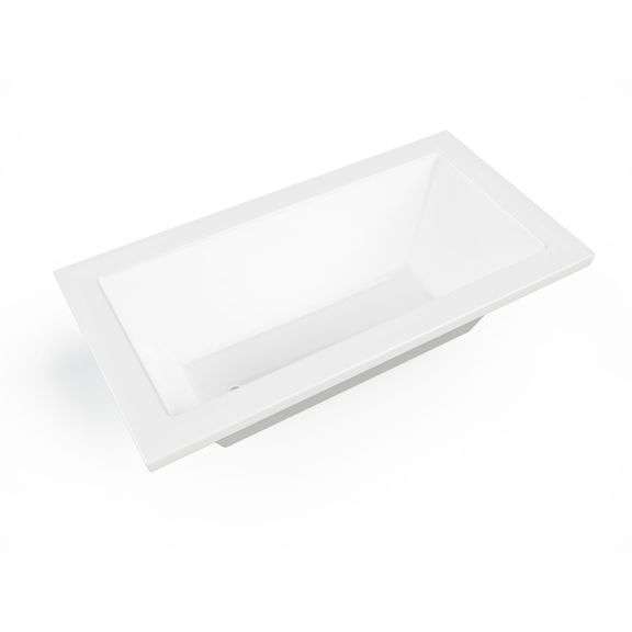 Neptune Munich White Drop-In Bathtub 59"x32"x23"