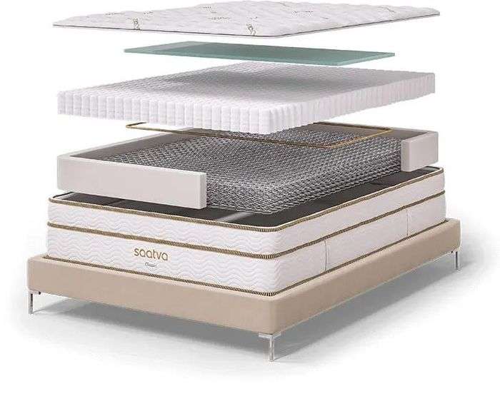 Saatva Classic 11.5in Luxury Firm Hybrid King Mattress Online Retail: $2599