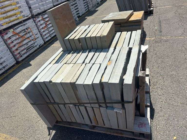 Natural Cleft Pattern Blue Stone, 2 1/2" x Assorted Sizes