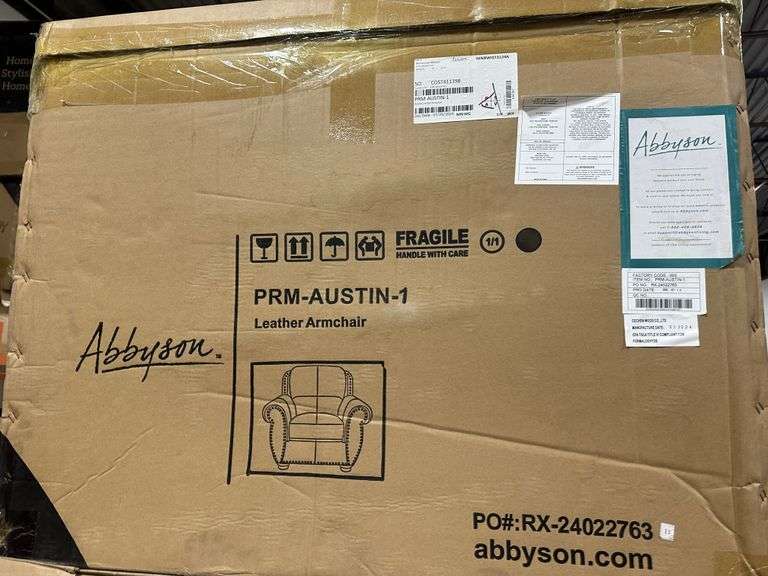 Abbyson Austin Leather Armchair