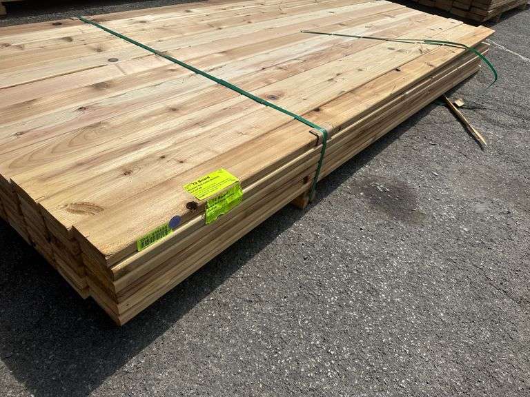 Western Red Cedar Decking 5/4"x4"x8'