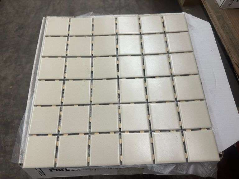 Soho Linen Matte Porcelain Mosaics Tile 2"x2"
