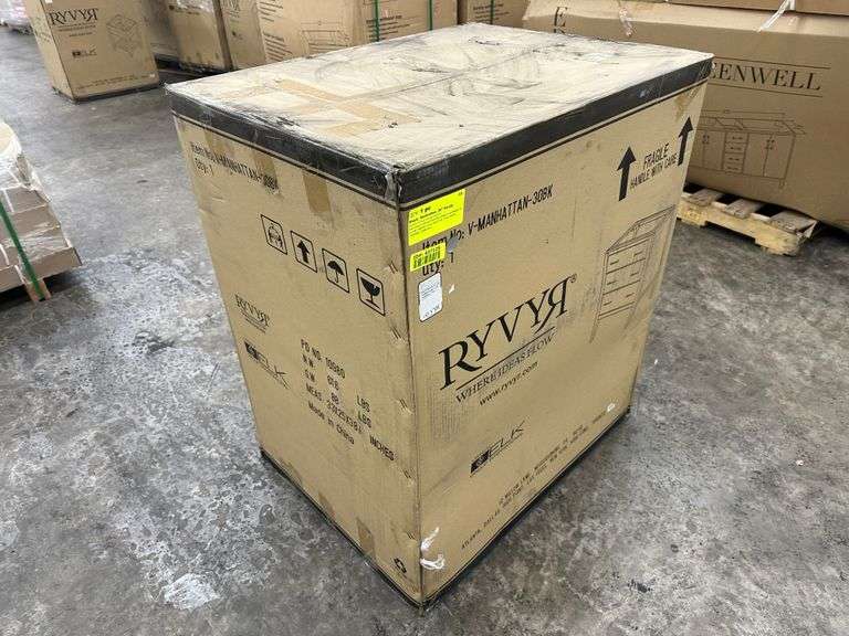 Black , Manhattan, 30" Vanity