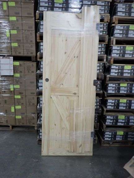 Unassembled Knotty Pine Door 30"x80" RH