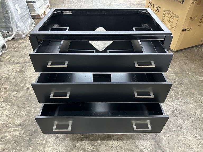 Black , Manhattan, 36" Vanity