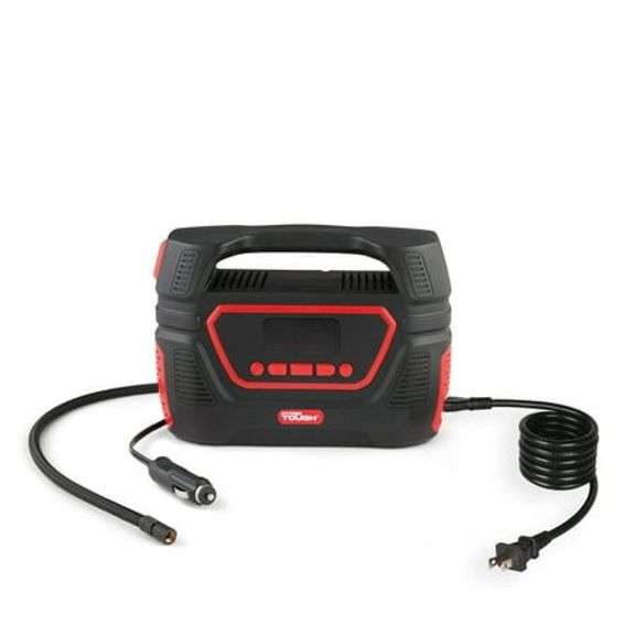 Hyper Tough Dual Power Digital Inflator for P195/65R15 Car Tire Car-DC 12V or H