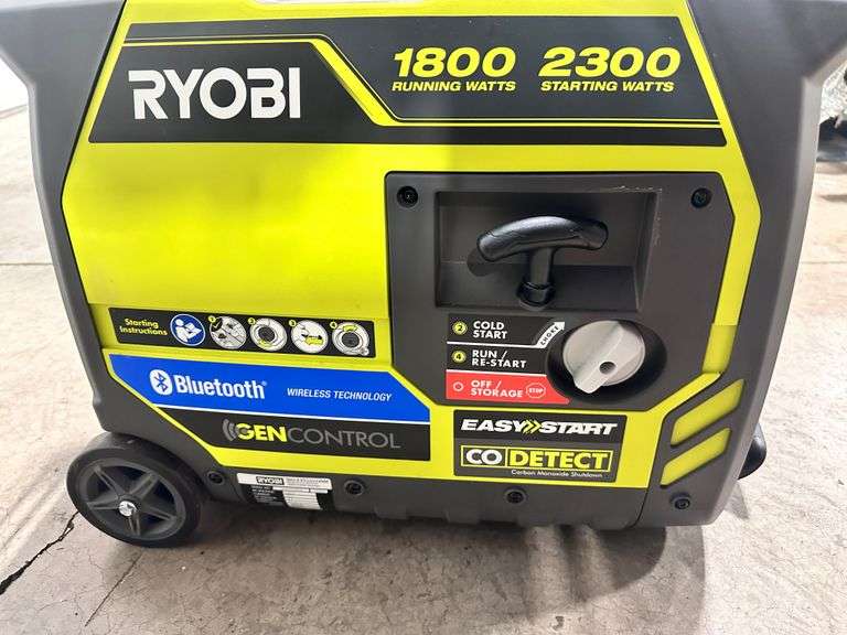 2,300-Watt Recoil Start Bluetooth Quiet Gasoline Digital Generator