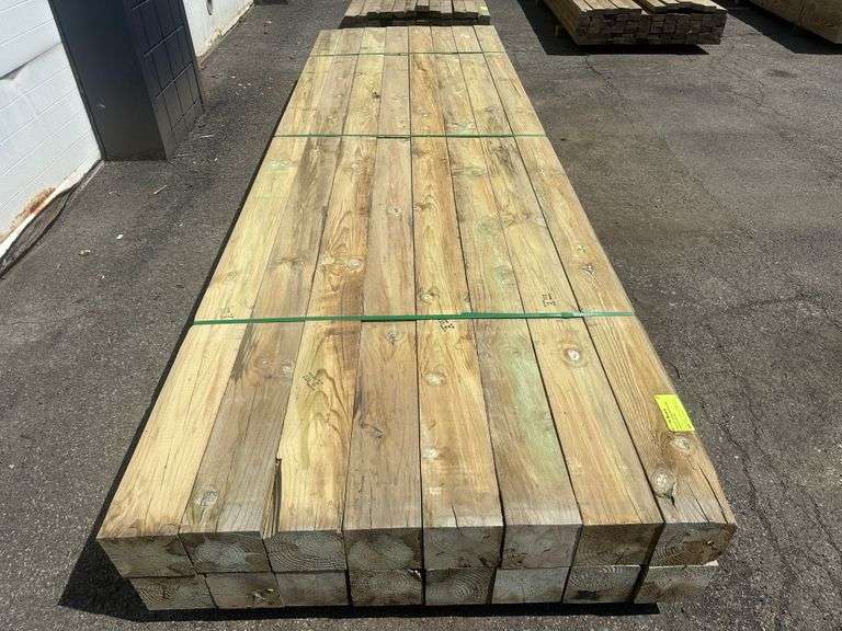 Pressure Treated Dimensional Lumber 6"x6"x12'