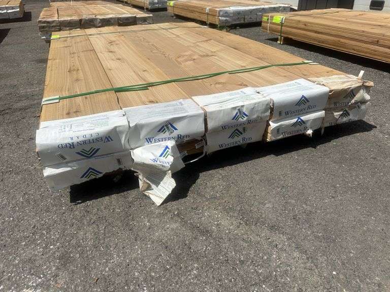 Western Red Cedar Bevel Lap Siding 3/4"x10"x6'