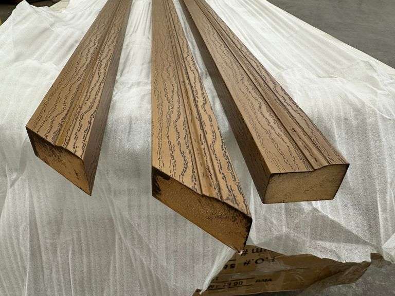 Mahogany Stained Teak Brickmold For Mahogany Stained Teak 1-3-1 Door