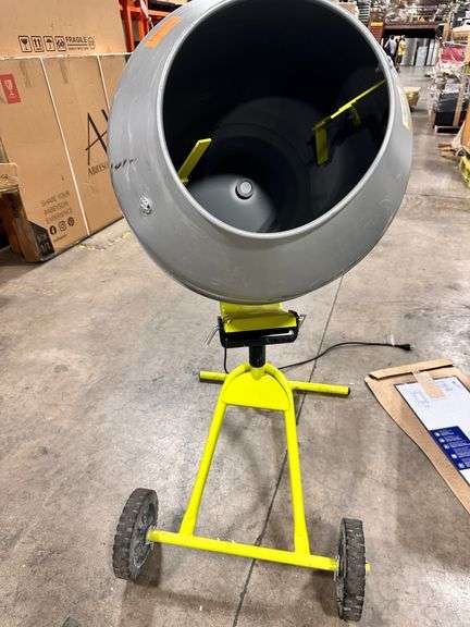 RYOBI 5.0 cu. ft. Portable Concrete Mixer