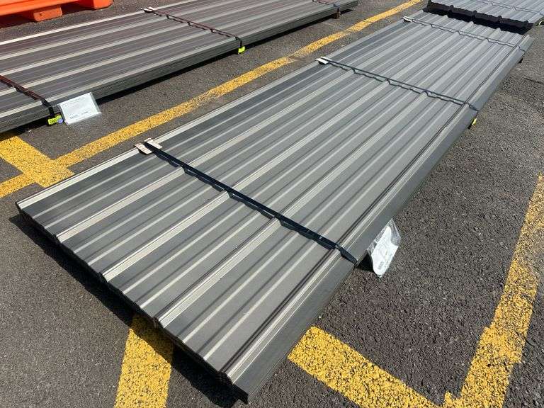 Dull Galvanized Metal Panel 3'x12'
