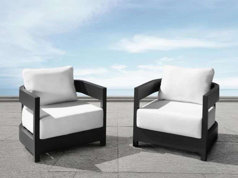 Abbyson Santino Outdoor Armchair 2 Pack